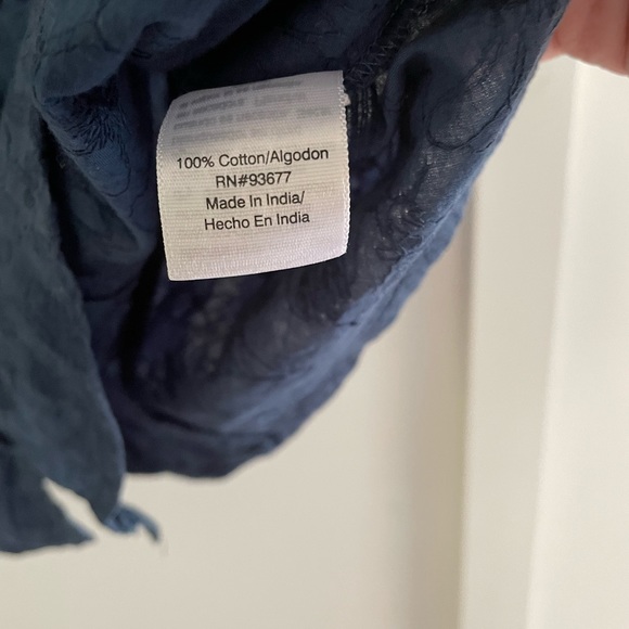 Dark blue blouse - Picture 3 of 4